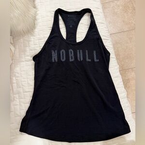 NOBULL Black Sleeveless Relaxed Tank Top